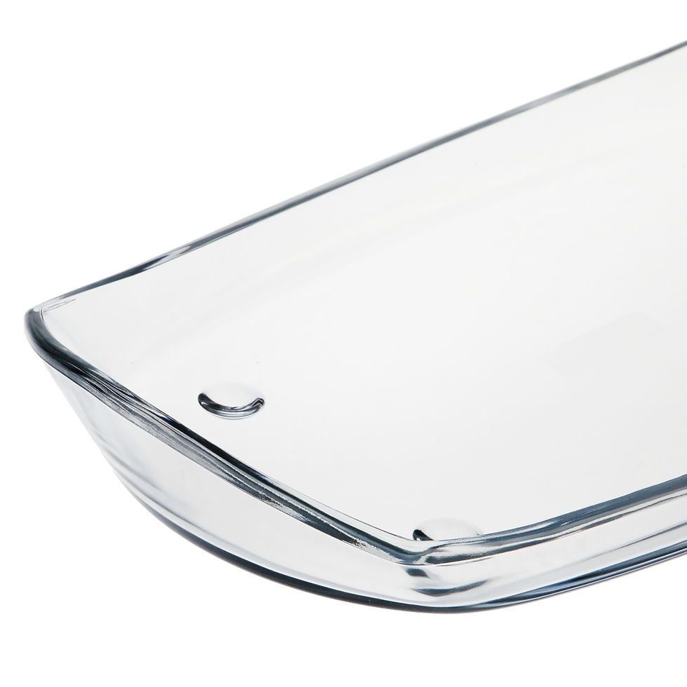 Thumbnail: PRIMA Oblong 14.5" Glass Tray