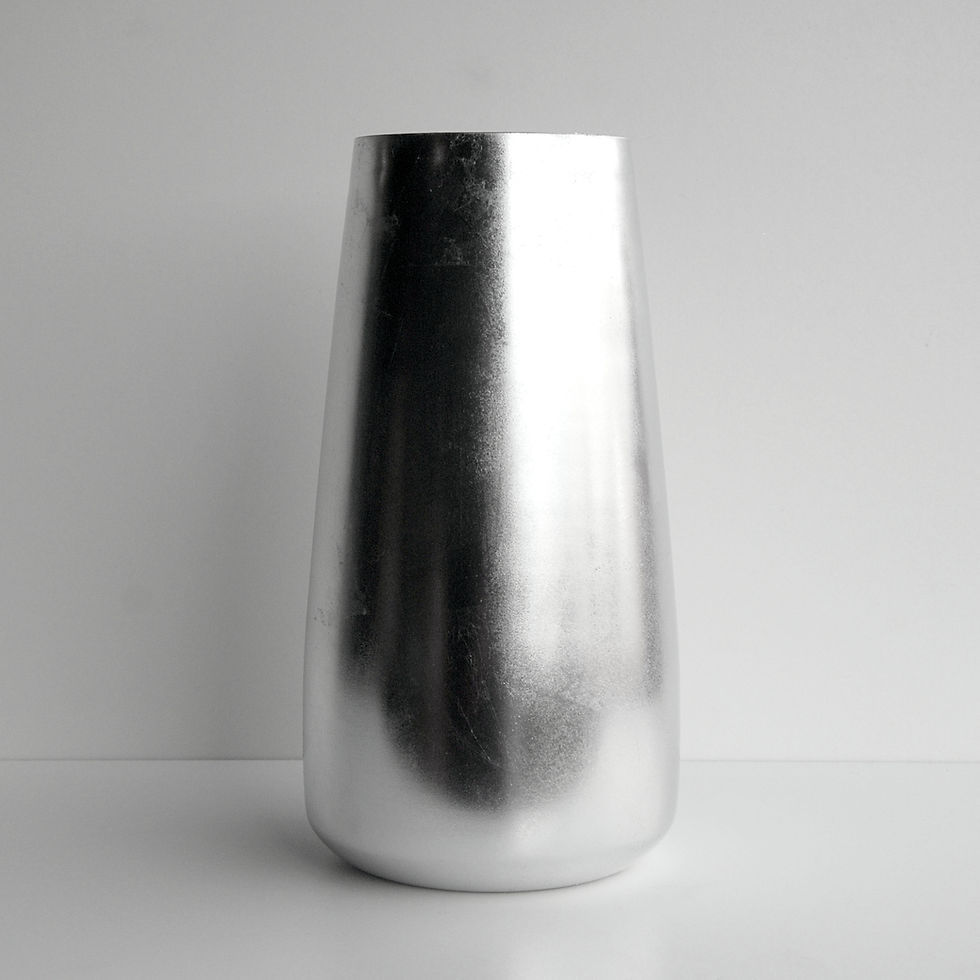 Thumbnail: GILT 12" Gilded Glass Zen Vase