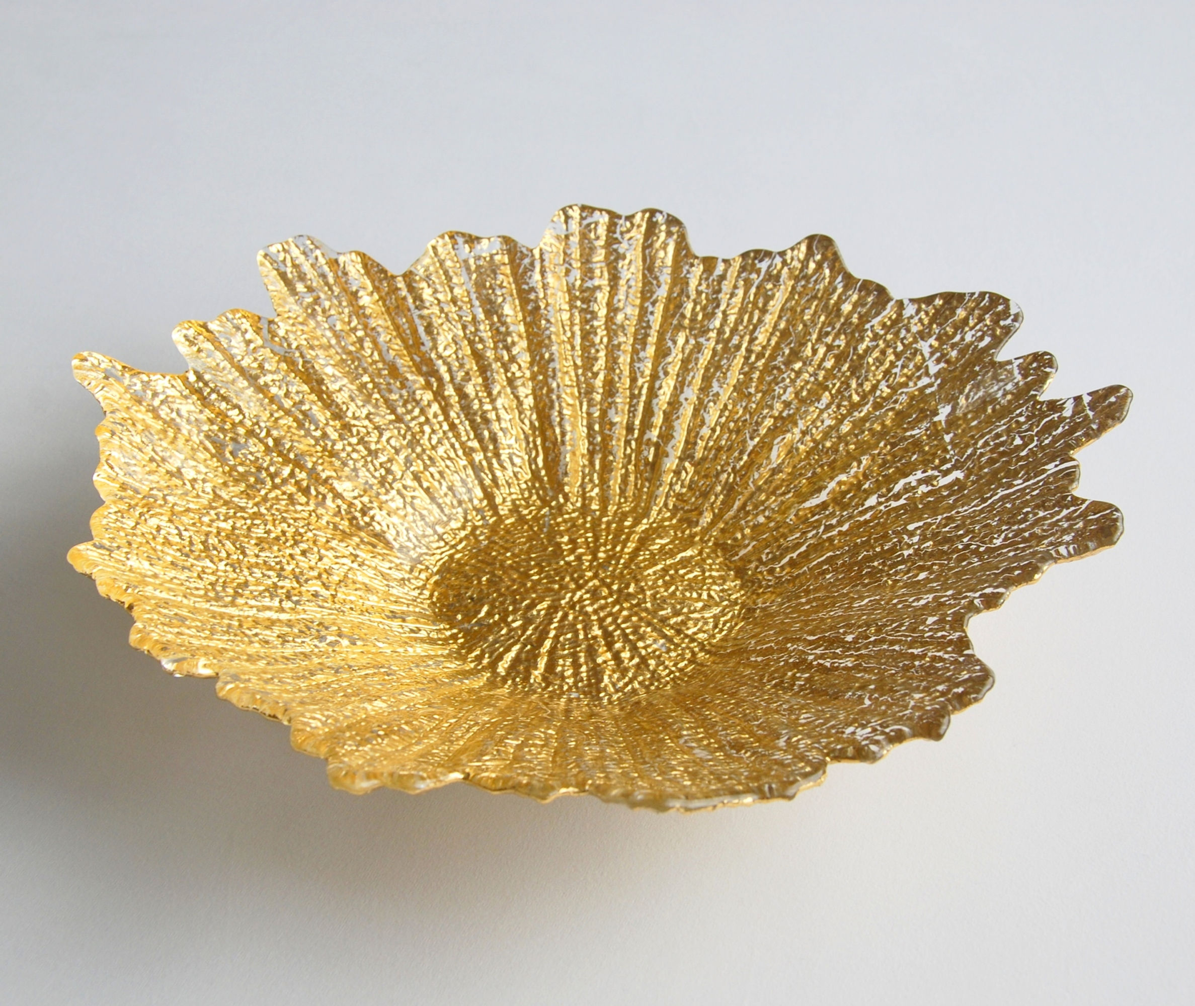 CORAL 12" Gold Centerpiece Bowl