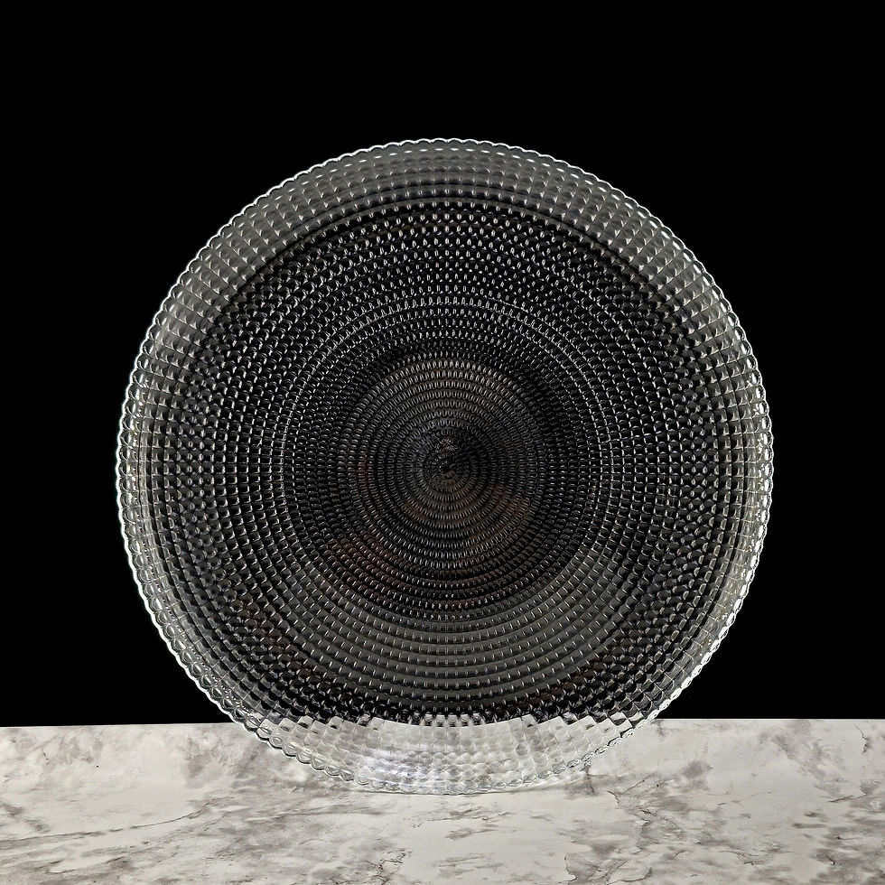 Thumbnail: HELIOS 10.5" Glass Dinner Plate