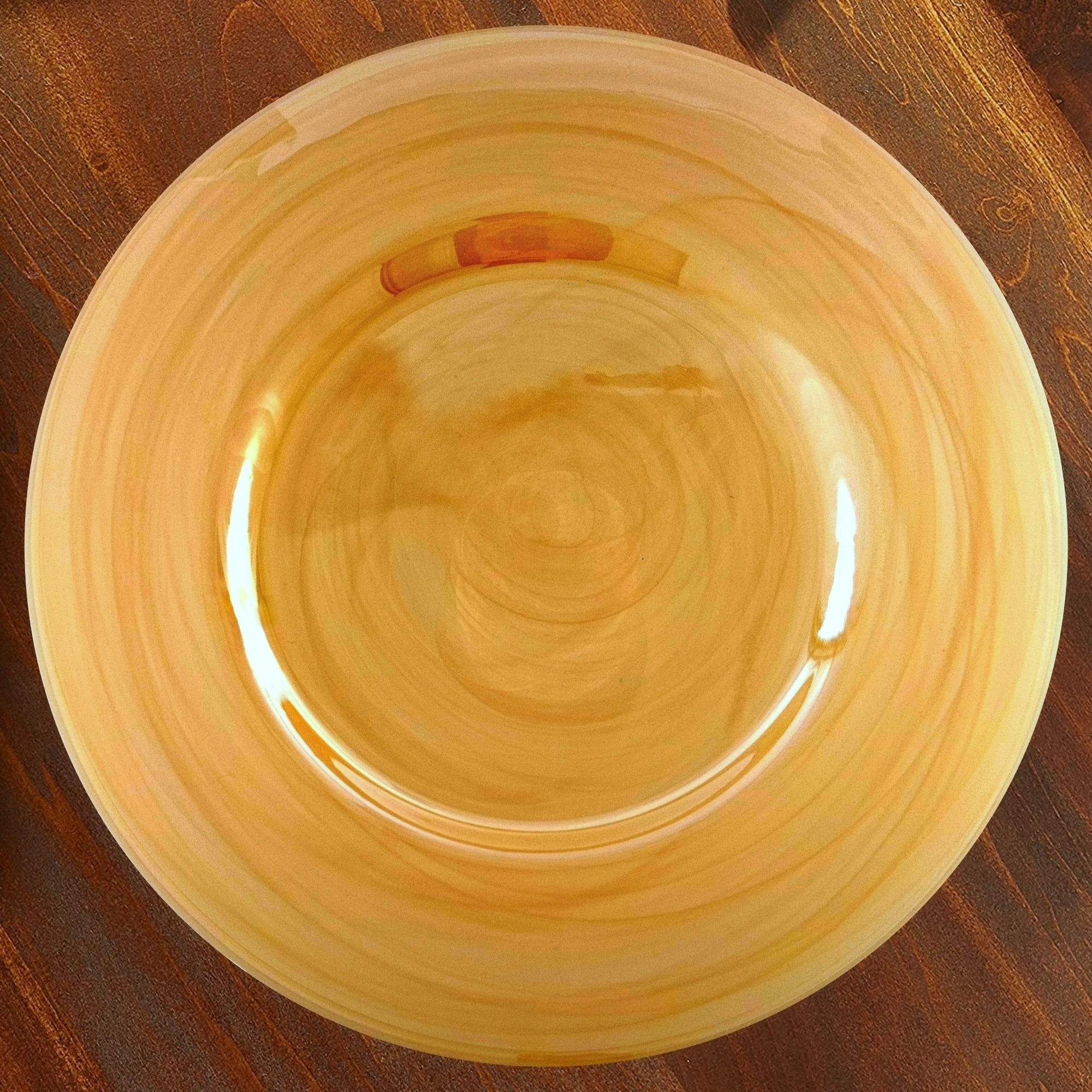 ALABASTER Amber 13" Charger Plate