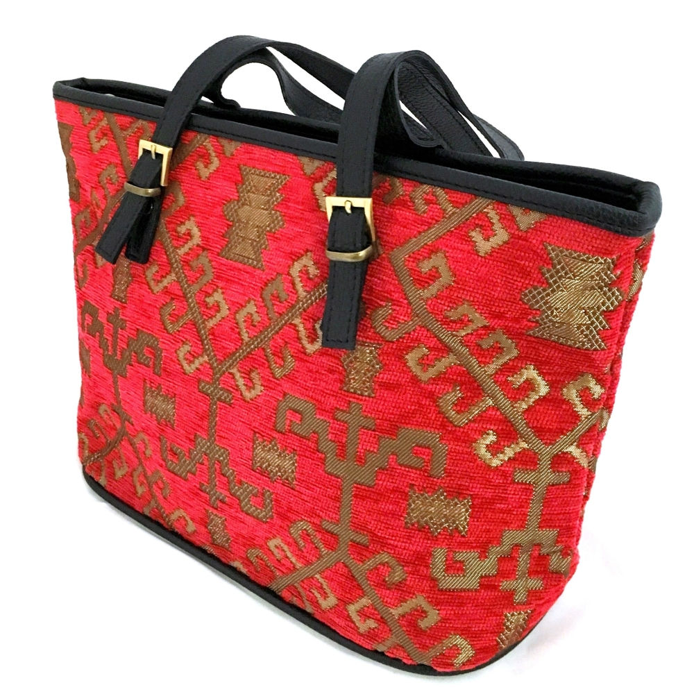 Kilim 13" Tapestry Tote Bag