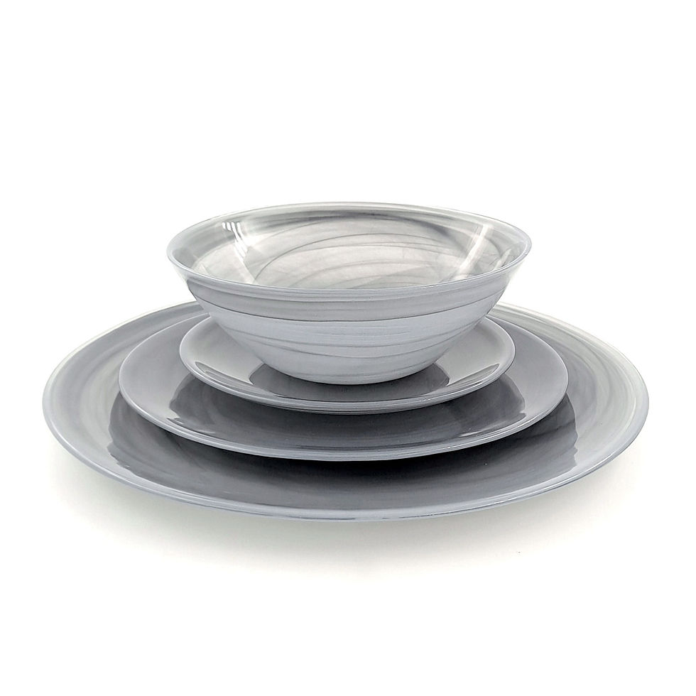 Thumbnail: ALABASTER 6.5" Canape Plate Graphite