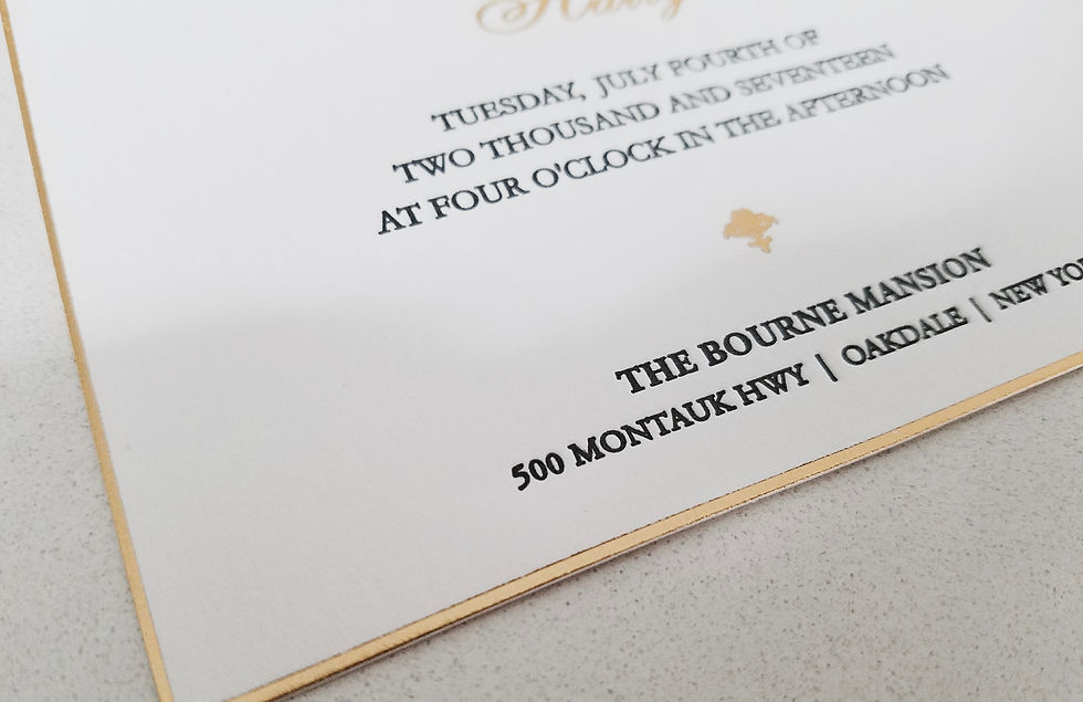Grace & Harry Wedding Invitation