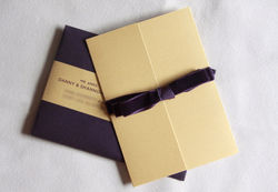 Gatefold Style Invitation