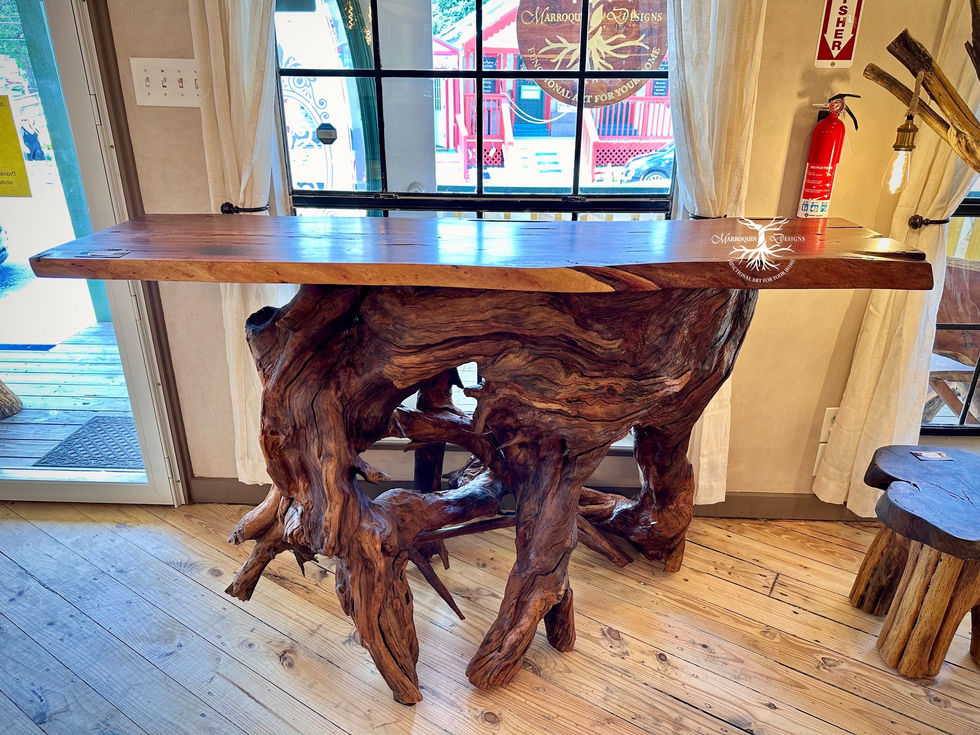 Root Rustic Console Table