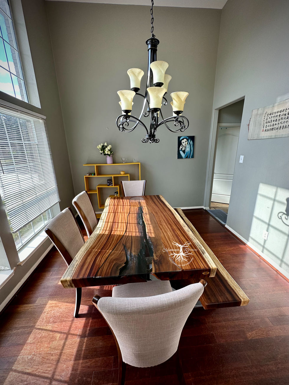 6' Live Edge Dining Table