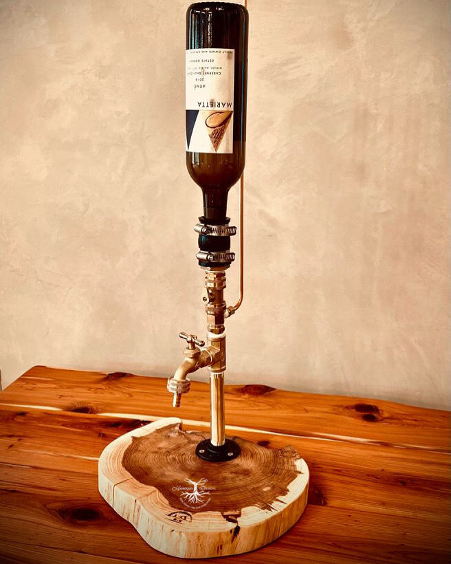 Rustic Single Liquor Dispenser