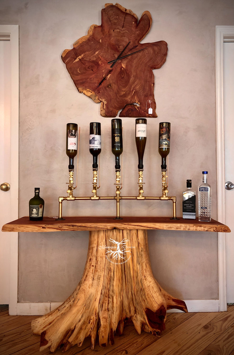 Root Rustic Liquor Dispenser