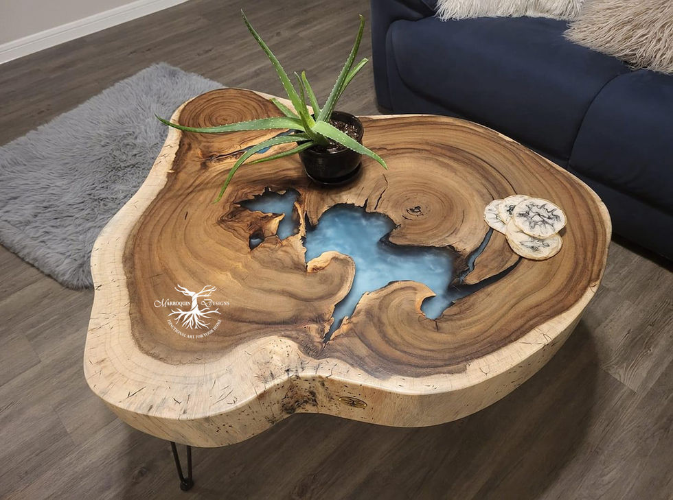 Live Edge Epoxy Coffee Table