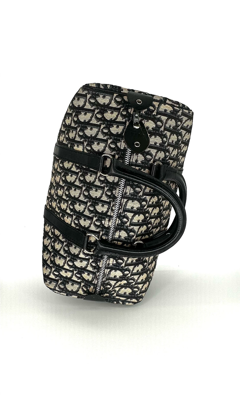 Thumbnail: Dior: Vintage Dior Logo Trotter Duffle Bag