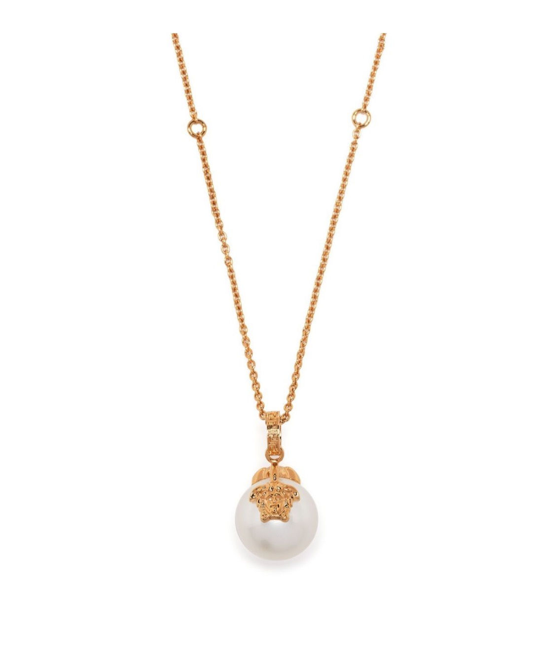 Versace - Medusa Pearl Chain Necklace