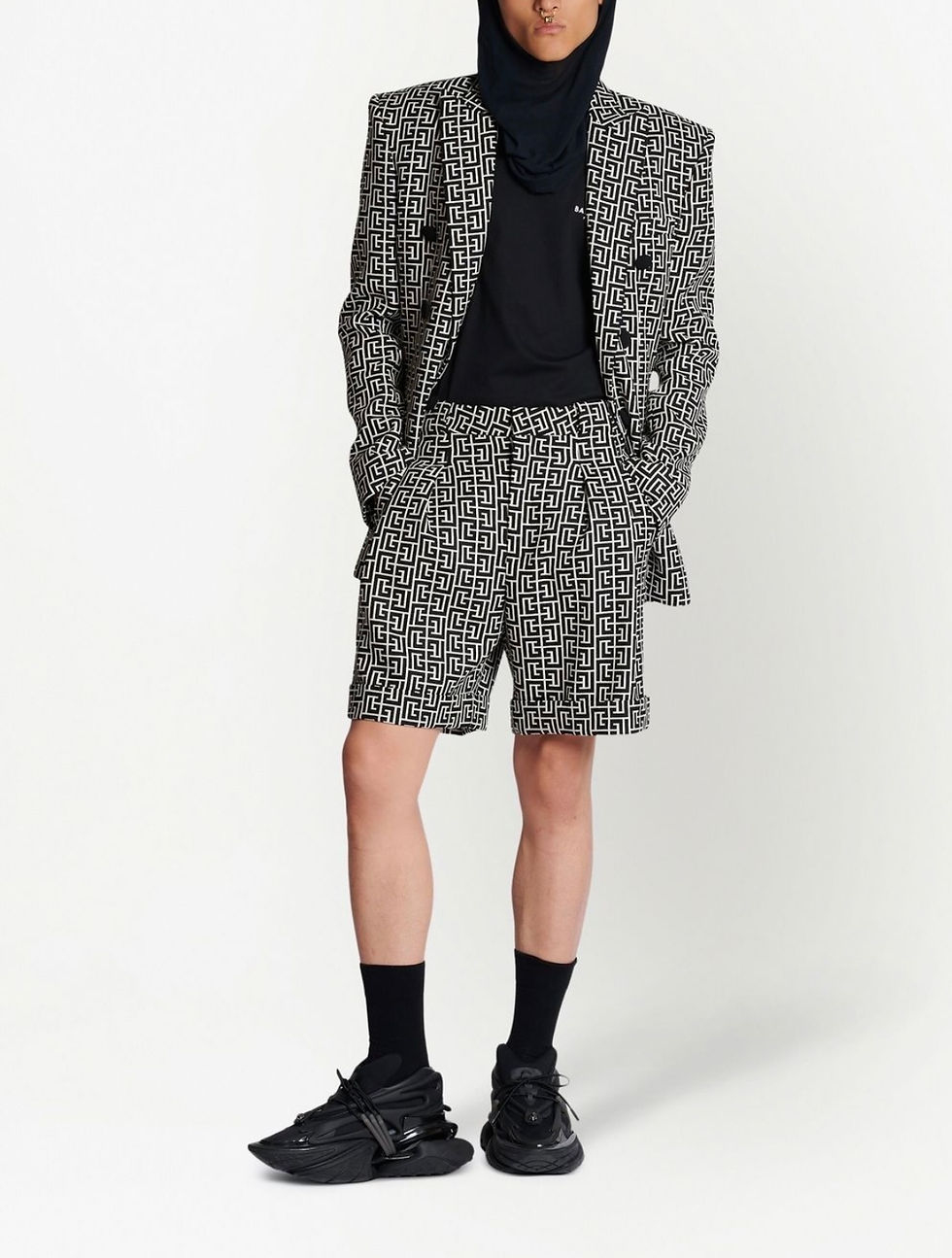 Thumbnail: Balmain: Monogram Tailored Shorts
