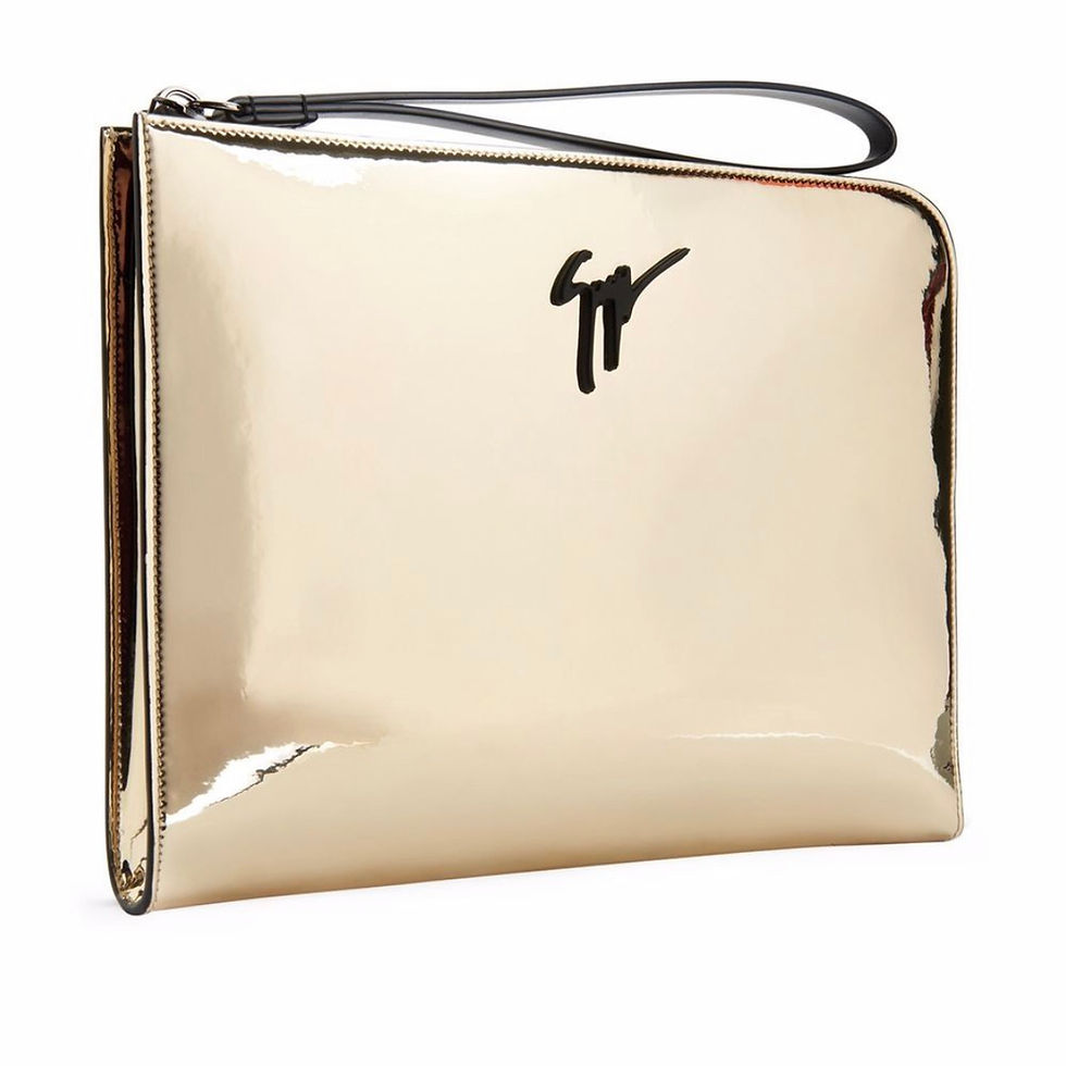 Thumbnail: Giuseppe Zanotti: Fabian Metallic Clutch Bag
