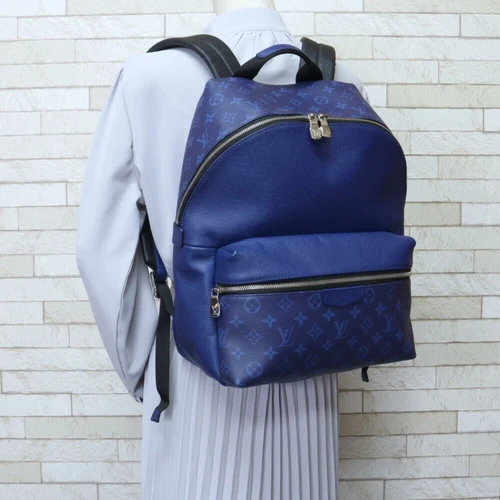 Louis Vuitton: Tiger Men's Backpack Discovery Cobalt Blue