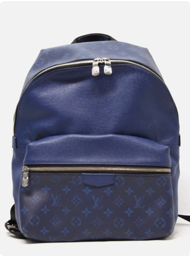 Louis Vuitton: Tiger Men's Backpack Discovery Cobalt Blue