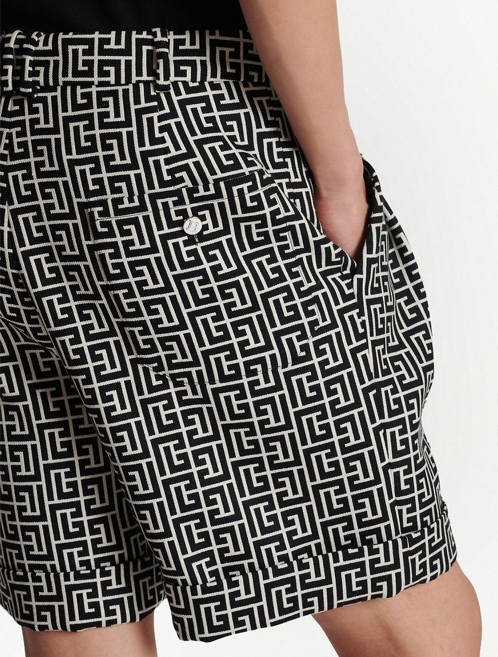 Thumbnail: Balmain: Monogram Tailored Shorts