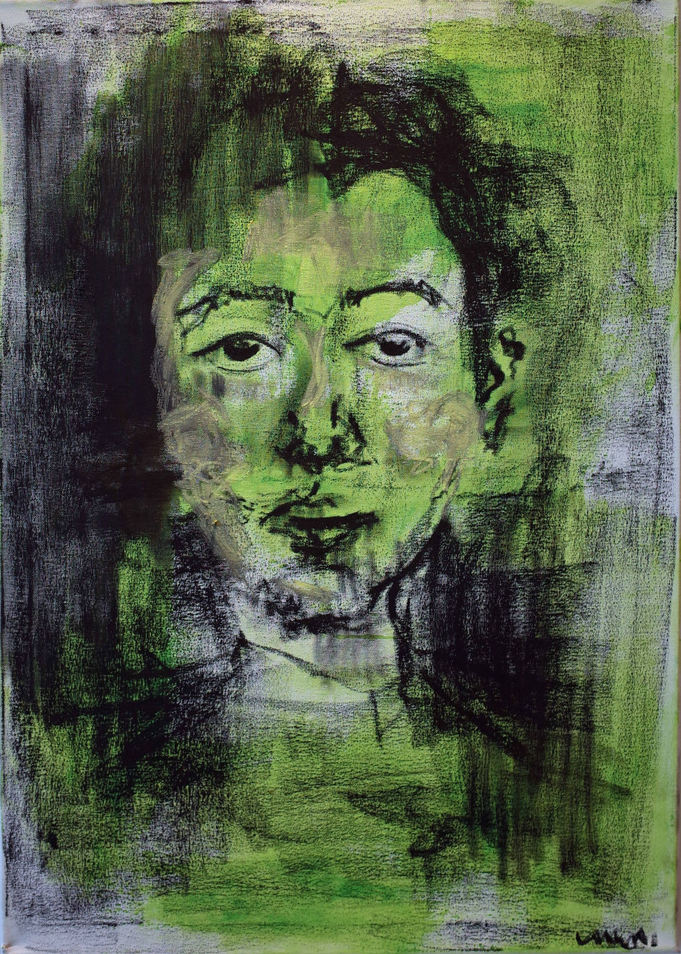 Green Girl | Acrylic