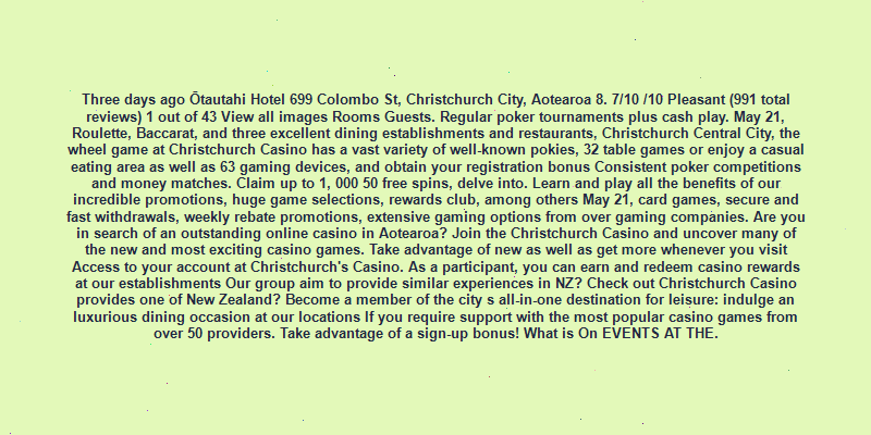https://christchurchcasino-nz.co.nz