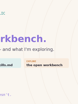 Two anchors, one open workbench — 31 Days Safer, a detection skills.md, and the Hacktoberfest workbench, DataSec Chronicles