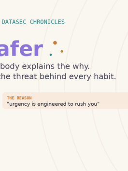 31 Days Safer — a digital hygiene challenge: the rule vs. the reason behind every habit, DataSec Chronicles