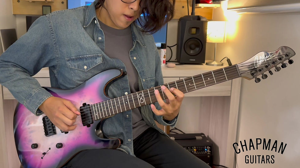 縮圖：Storm 系列 ML1 MODERN 原廠拾音器版-樹瘤紋粉紫漸層Lightning Storm Gloss