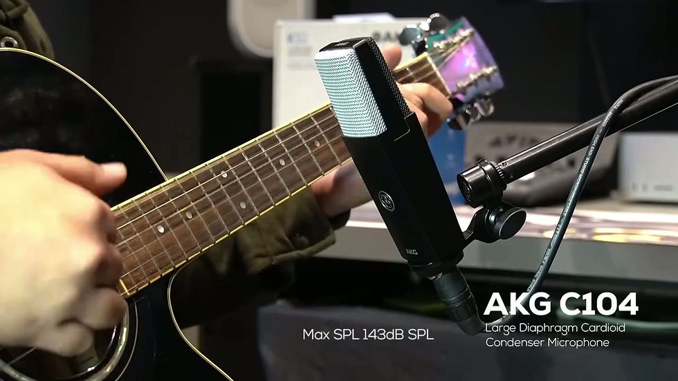 縮圖：AKG C104 電容式麥克風