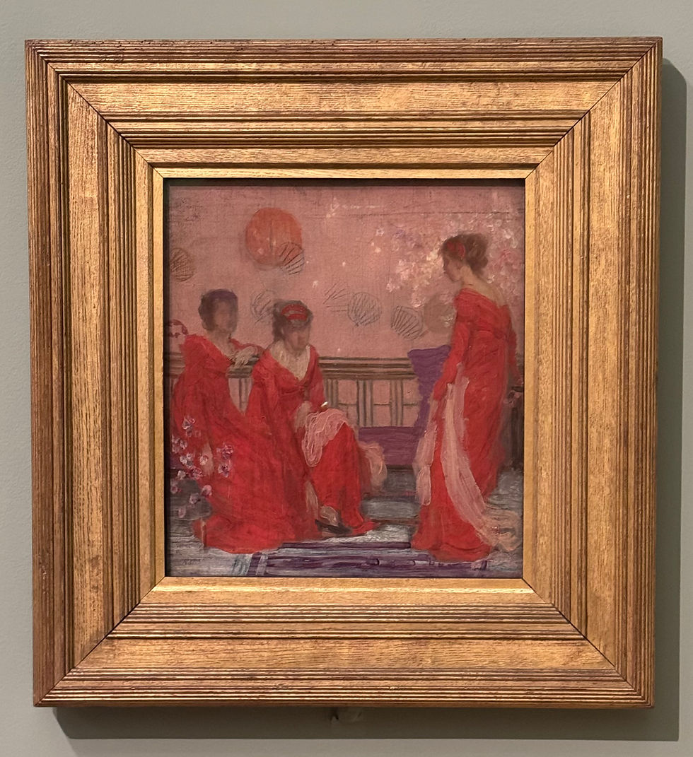 James Abbott McNeill Whistler, Harmony in Flesh Colour and Red, c. 1869.