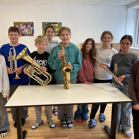 Musikalische Unterstützung für unseren Unterricht