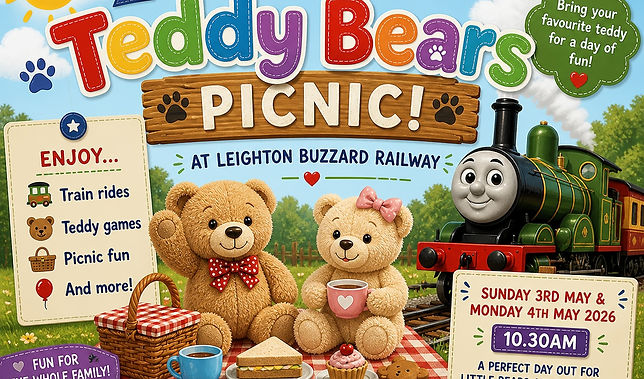 Teddy Bears Picnic | Leighton Buzzard Railway | May Bank Holiday Sunday and Monday
