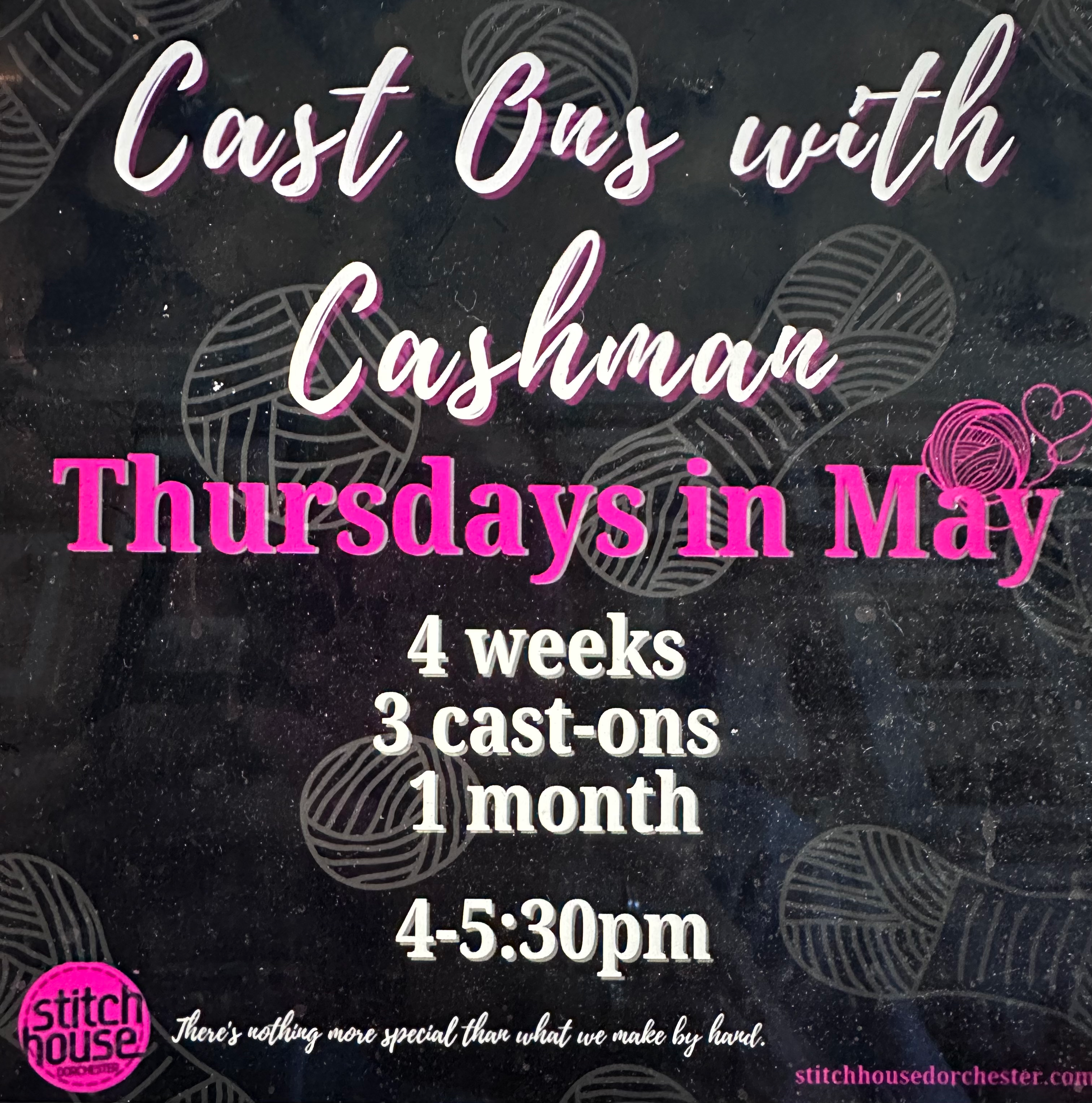 Cast On With Cashman!