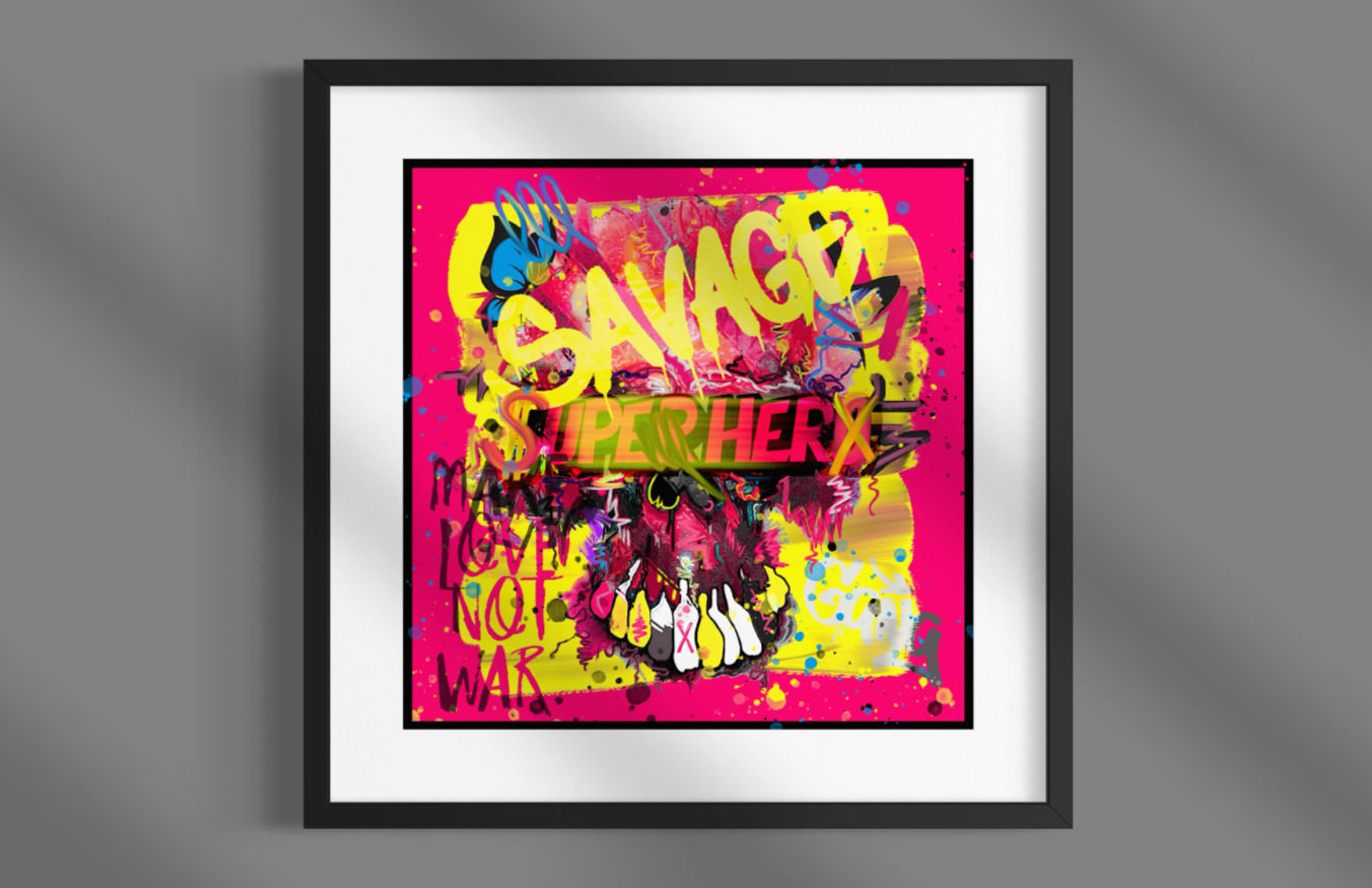 Lot de 3 posters 30X30 cm SIGNÉS