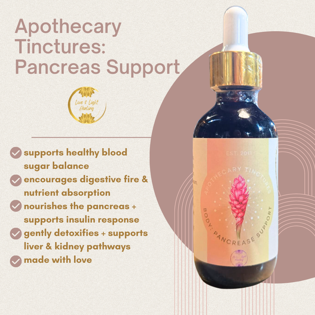 Apothecary Tincture: Pancreas Support