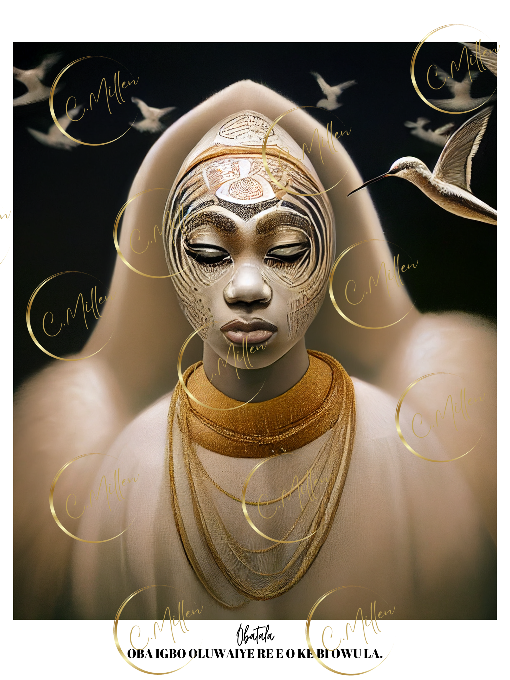 Obatala Art Print