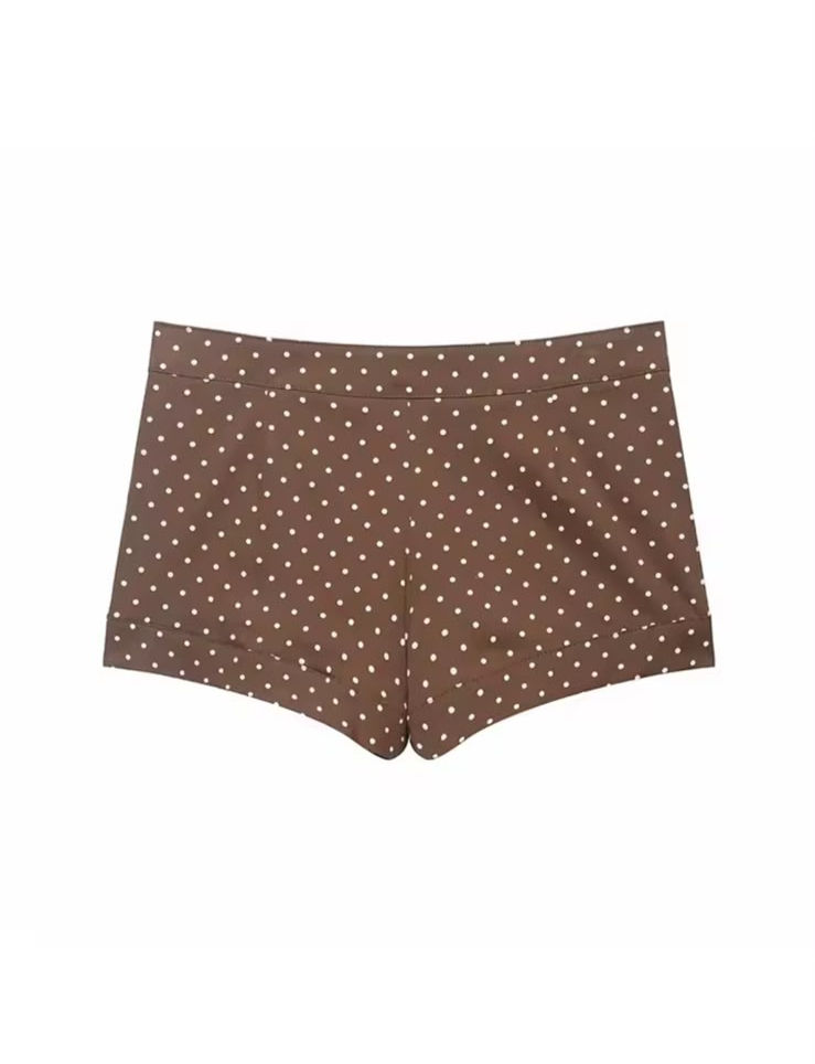 Thumbnail: Women Summer Polka Dot Shorts Set Women