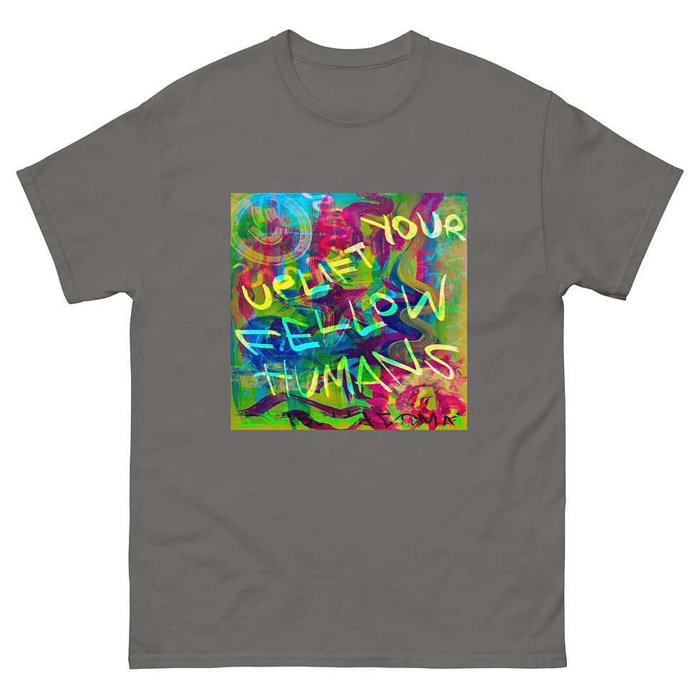 Thumbnail: "uplift your fellow humans" tee