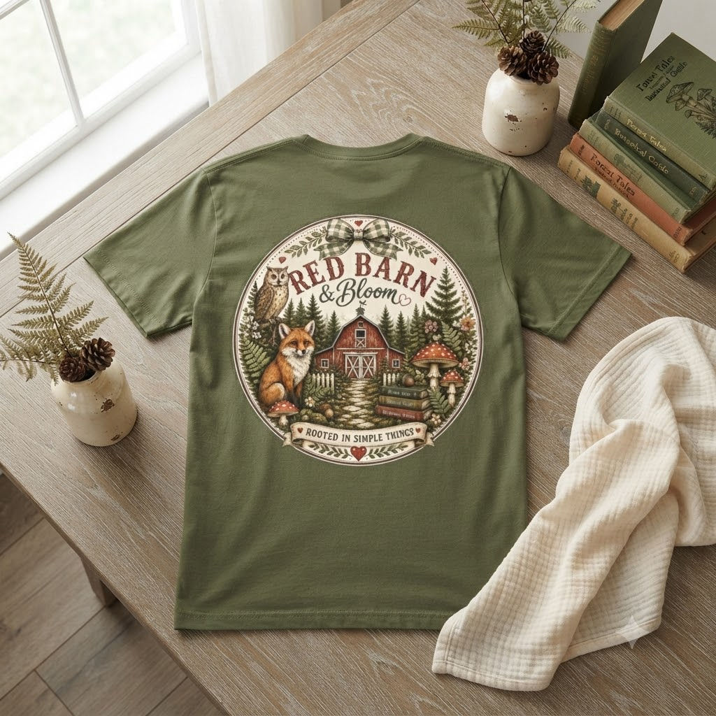 Woodland Creatures Tee | Signature Medallion