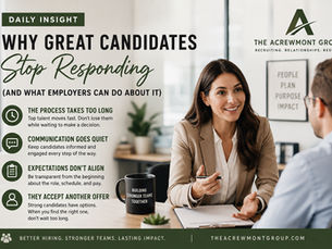 Why Great Candidates Stop Responding (And What Employers Can Do About It)