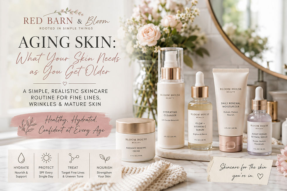 Aging Skin: What Your Skin Needs as You Get Older—and How to Build a Skincare Routine That Actually Makes Sense