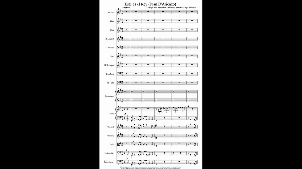 Miniatura: Este es el rey - Score