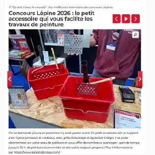 Le Pratiq’Brosse sélectionné par L’Internaute au Concours Lépine 2026