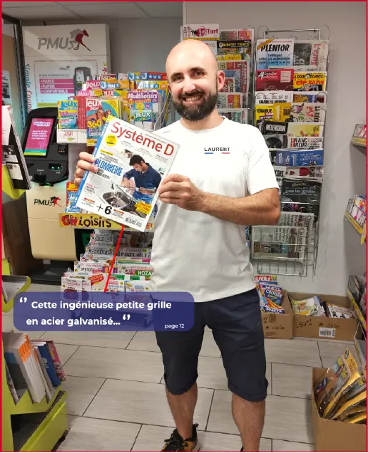 Le magazine Système D qui parle du Pratiq'Brosse, l'invention de Laurent Capuano
