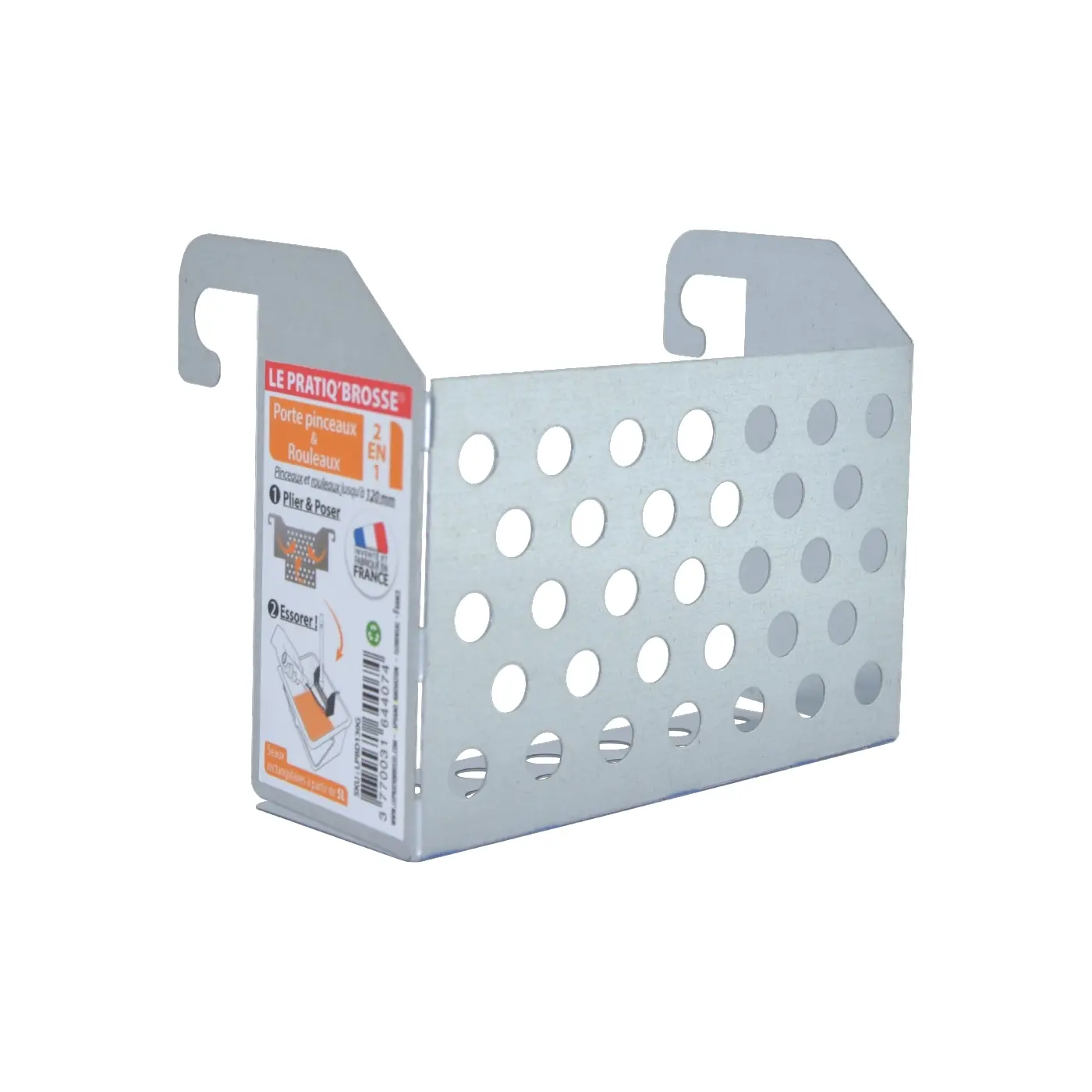 D130G 2-en-1 - vue avant, grille d’essorage pour patte de lapin.