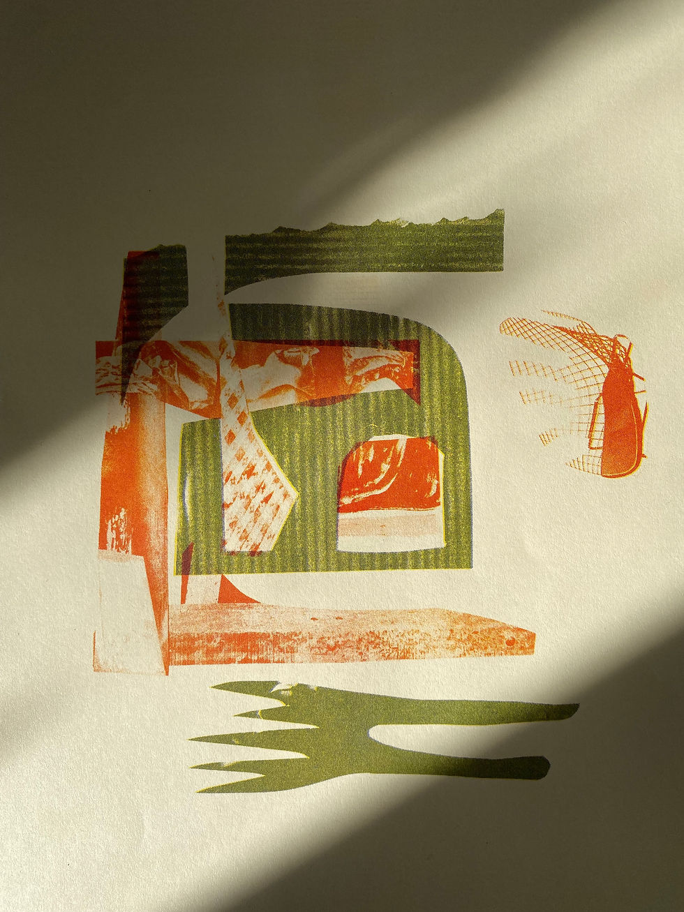 Thumbnail: Collage Study Risograph Print