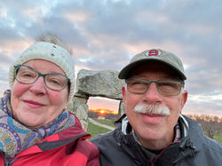 Us at dawn in Gardiner, NY