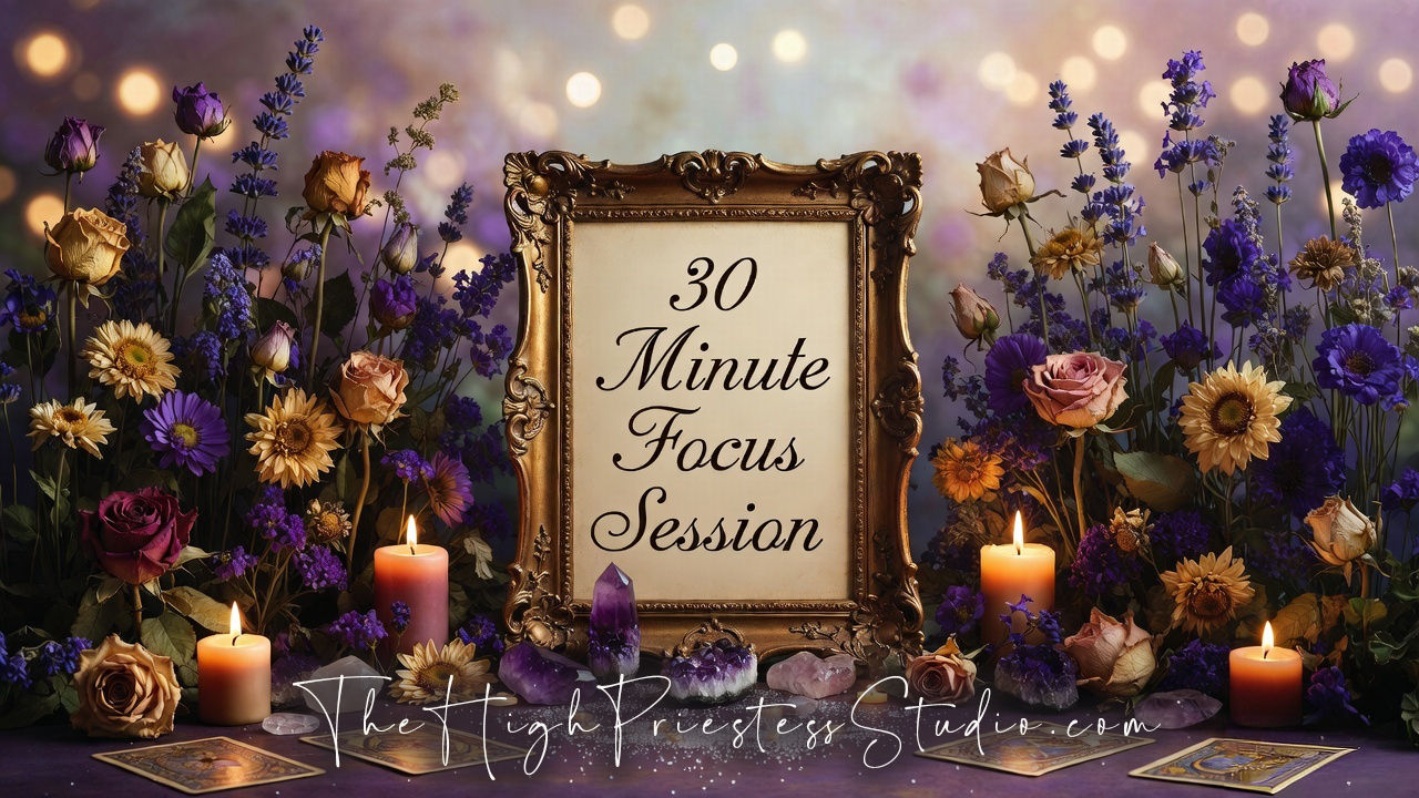 30 Minute Focus (One Topic only)