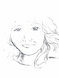 Young girl apparitioin