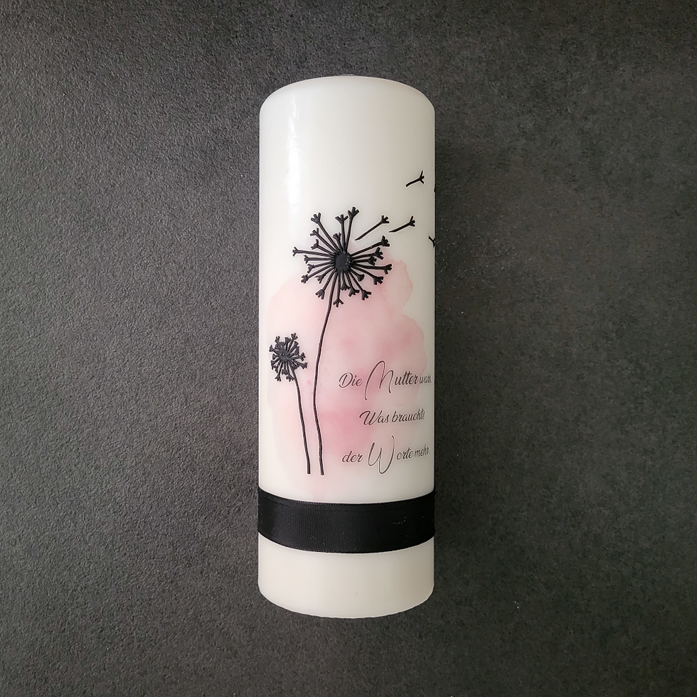 Die Mutter wars was brauchts deer Worte mehr rosa puste
