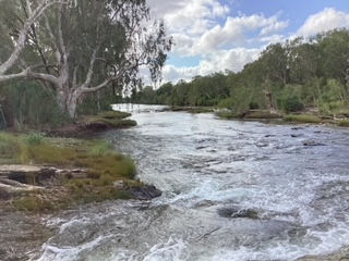 River flowing