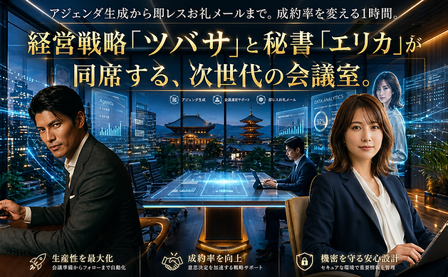 AIスタッフサービスの紹介：ツバサとエリカ